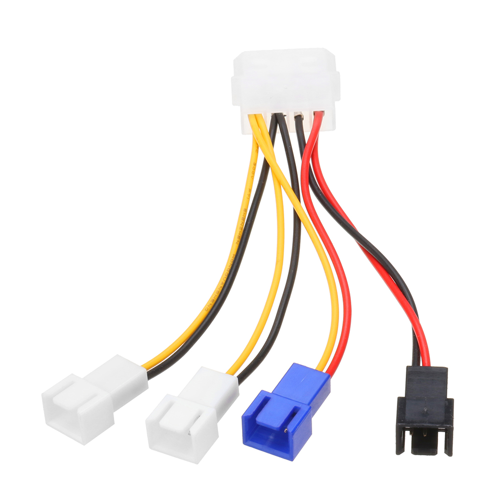 10-cm-langes-4-Pin-IDE-auf-5V-12V-3-Pin-CPU-Kuumlhlgeblaumlse-Netzteilkabel-fuumlr-Wasserpumpe-1402554-4